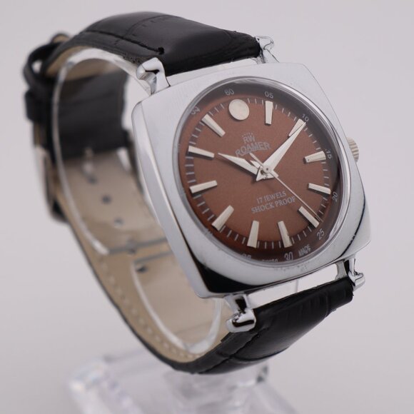 Stylish Swiss Hand-Wound Watch – Roamer ST96 Vintage Men’s Mechanical - Picture 4 of 10